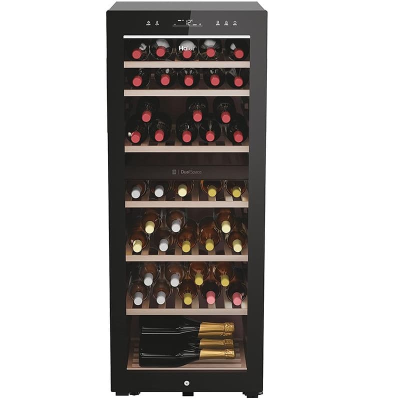 CAVE À VIN - 77 BOUTEILLES - NOIR - HAIER - HWS77GDAU1