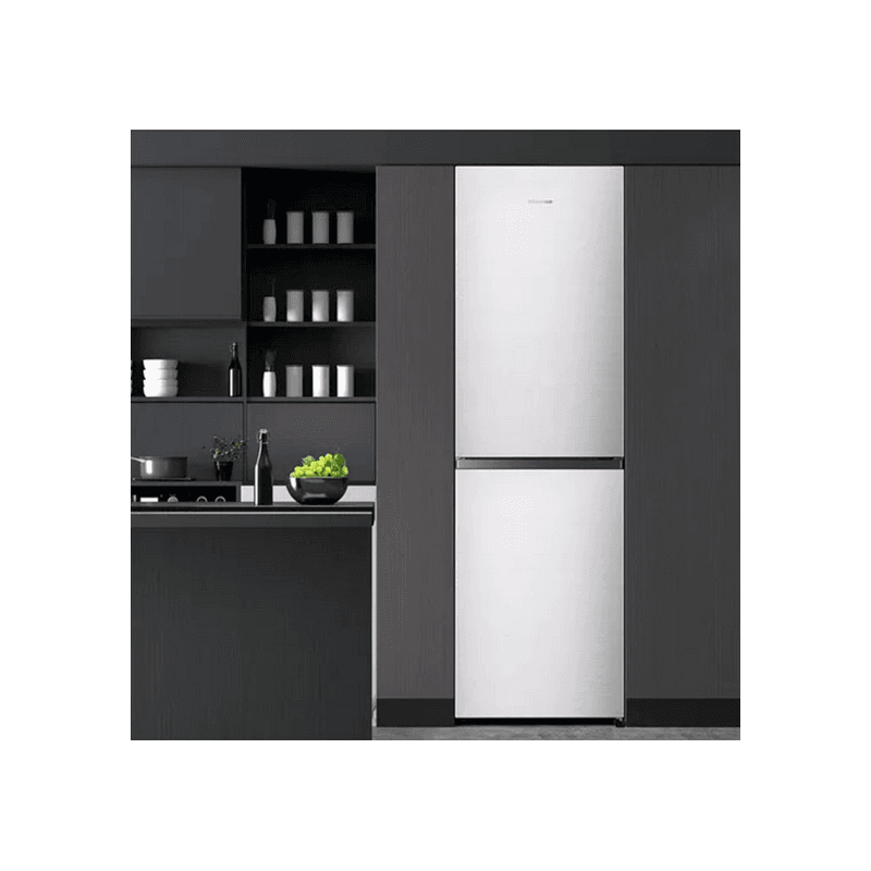 RÉFRIGÉRATEUR COMBINÉ - CLASSE E - FROID VENTILÉ - 256L INOX - HISENSE - RB327N4BCE