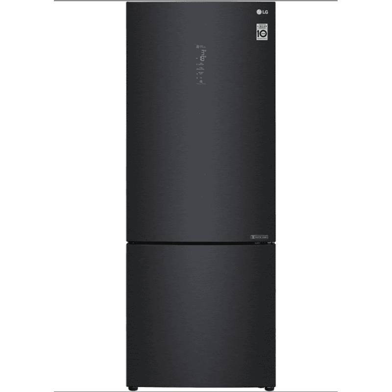 RÉFRIGÉRATEUR COMBINÉ - FROID VENTILÉ TOTAL - 462 L CARBONE - CLASSE E - LG - GBB569MCAZN