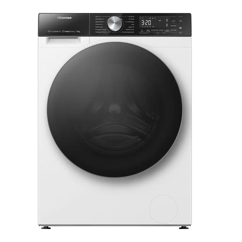 LAVE LINGE HUBLOT - 1400TR/MN - 12KG - BLANC - HISENSE - WF5S1245BW