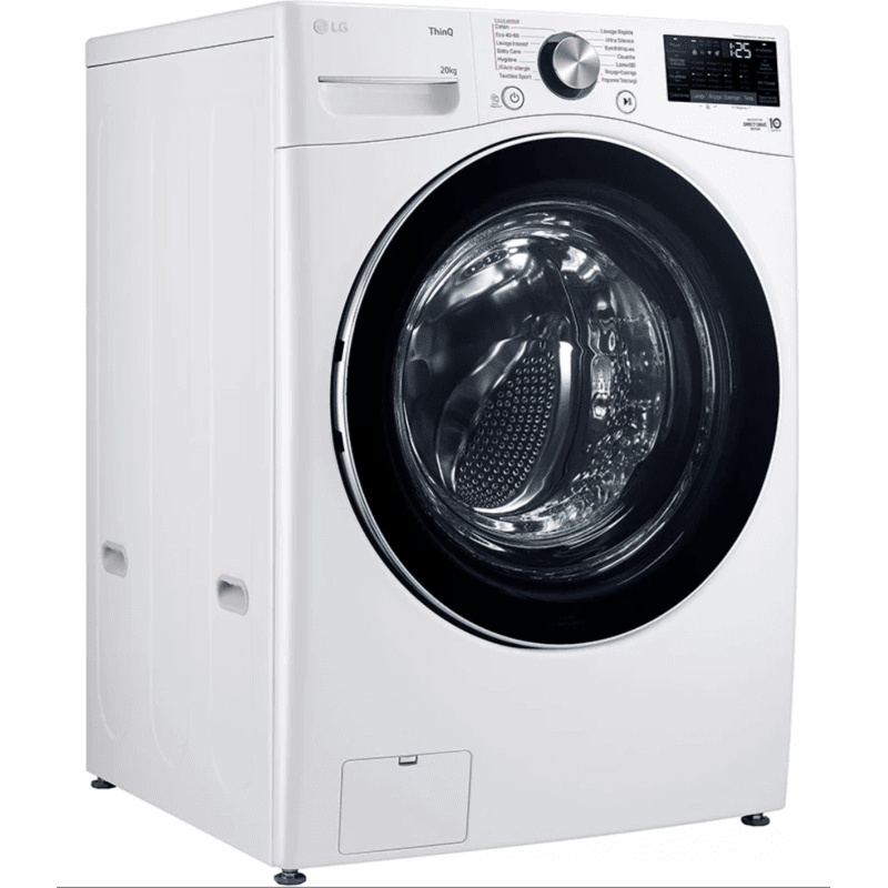 LAVE-LINGE HUBLOT - 20 KG - 1000 trs/min - BLANC - LG - F20P12WST