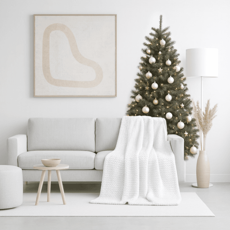 Le plaid microfibre cocooning - plusieurs couleurs au choix -