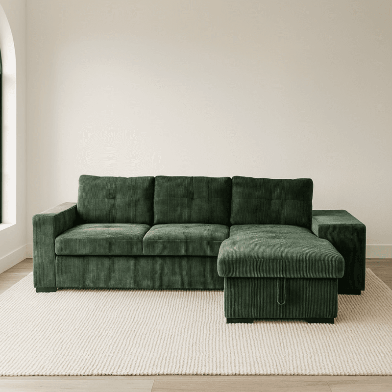 Le canapé d’angle réversible et convertible en lit - 3 coloris