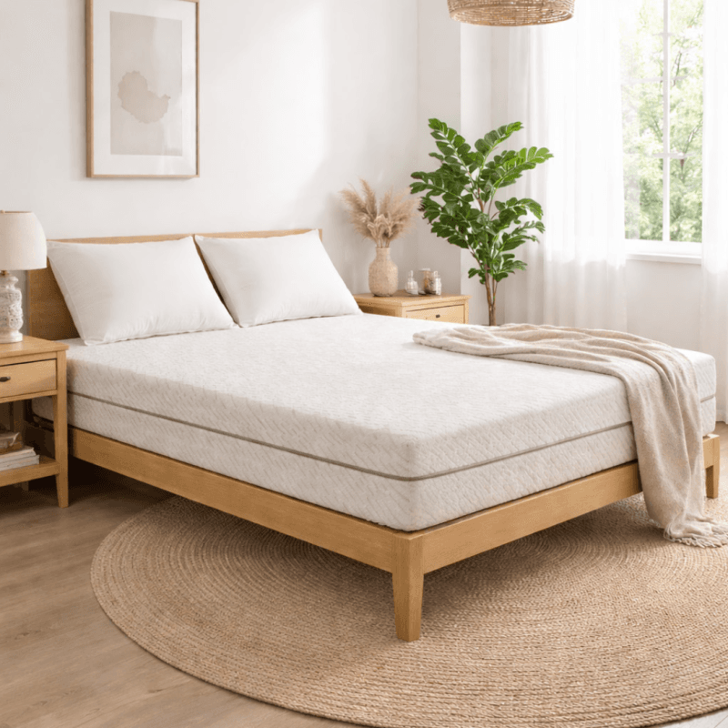 Matelas 140 x 190 cm épaisseur 24 cm Eco Health Foam – MLILY