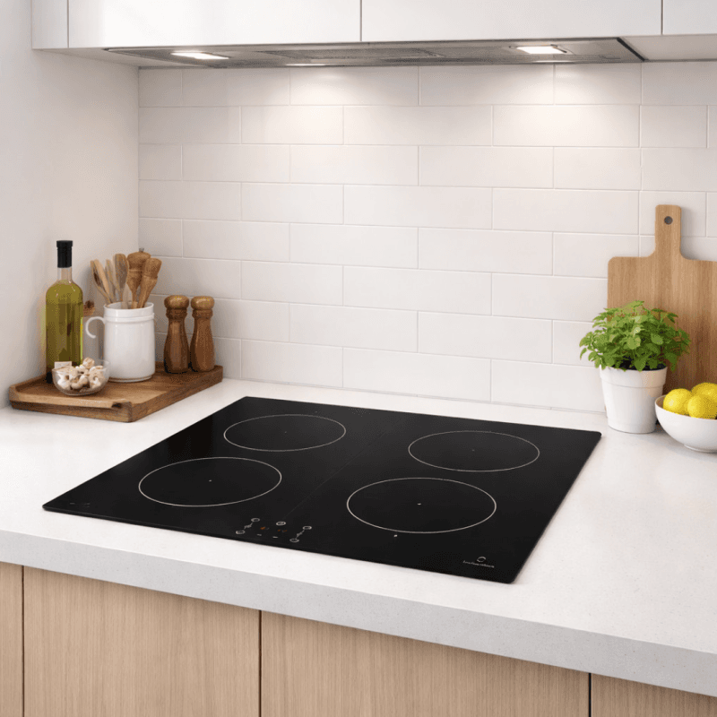 PLAQUE DE CUISSON A INDUCTION - 4 FEUX - NOIR - MERLIN - M-4F60I