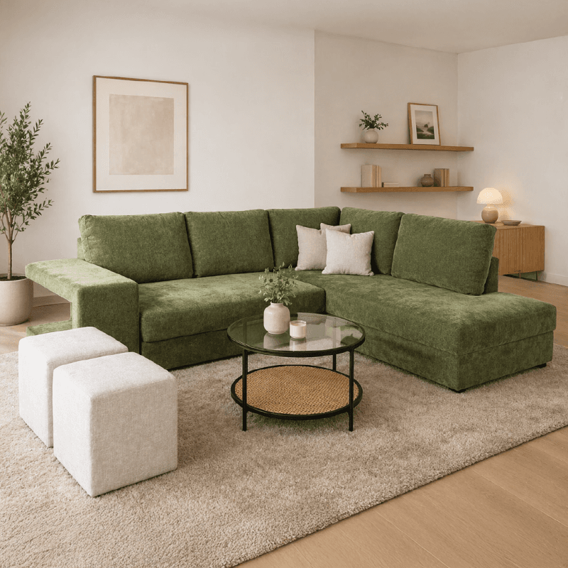 Le canapé d'angle convertible-lit confortable et design - plusieurs coloris