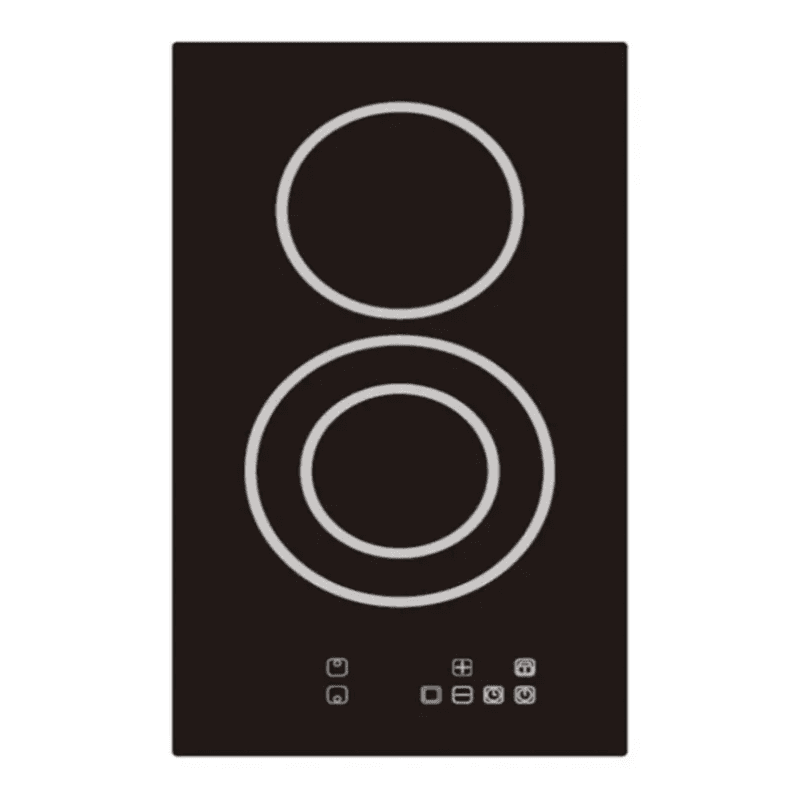 PLAQUE DE CUISSON VITROCERAMIQUE - 2 FEUX - 30 cm - DEROSSO - NDR-VC2F