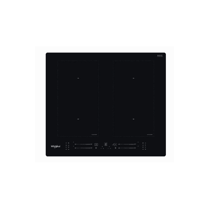 PLAQUE DE CUISSON A INDUCTION - 4 FEUX - NOIR - WHIRLPOOL - WLS7260NE