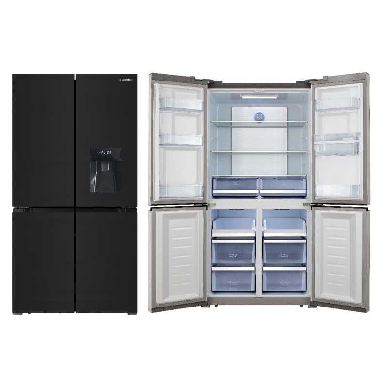 RÉFRIGÉRATEUR 4 PORTES AVEC DISTRIBUTEUR D'EAU - 560L - BERKLAYS - BNF4D604WDEN