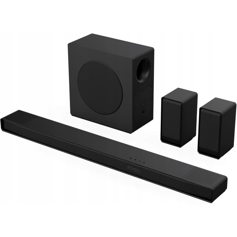 BARRE DE SON AVEC CAISSON SANS FIL - 600W - NOIR - HISENSE - AX5140Q