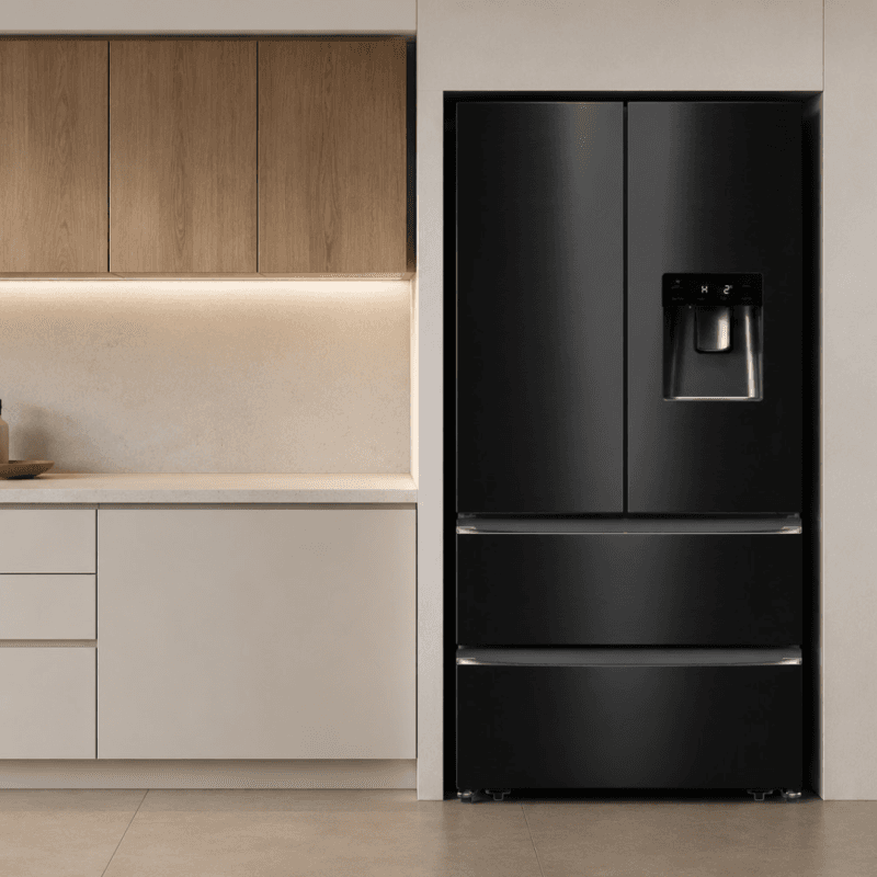 REFRIGERATEUR MULTI-PORTES - NO FROST - 529L - NOIR - DEROSSO - DRK-4P531EWD-IB