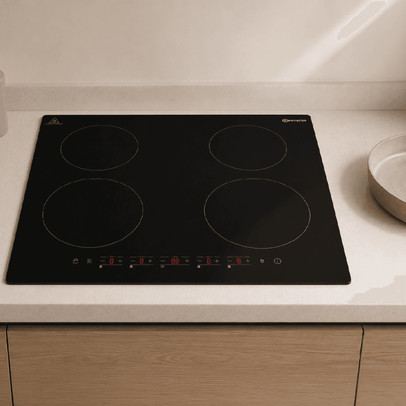 PLAQUE DE CUISSON A INDUCTION ENCASTRABLE - 4 FEUX - KRYSTER - KIND4ZH5