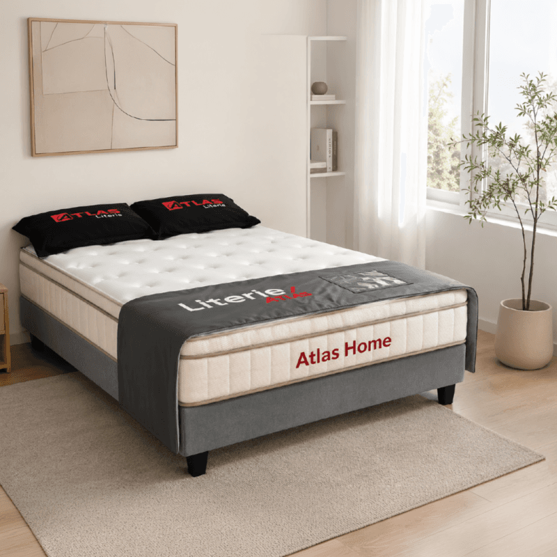 Matelas épaisseur 30 cm 160 × 200 cm – Mousse Airflow et ressorts ensachés