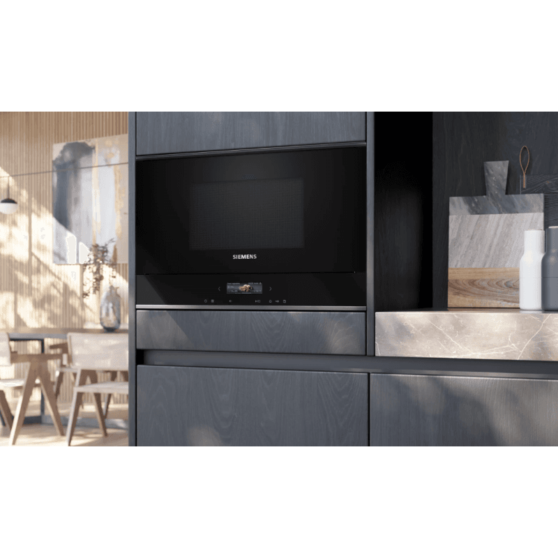FOUR MICRO ONDES ENCASTRABLES - 21L - NOIR - SIEMENS - BF722L1B1