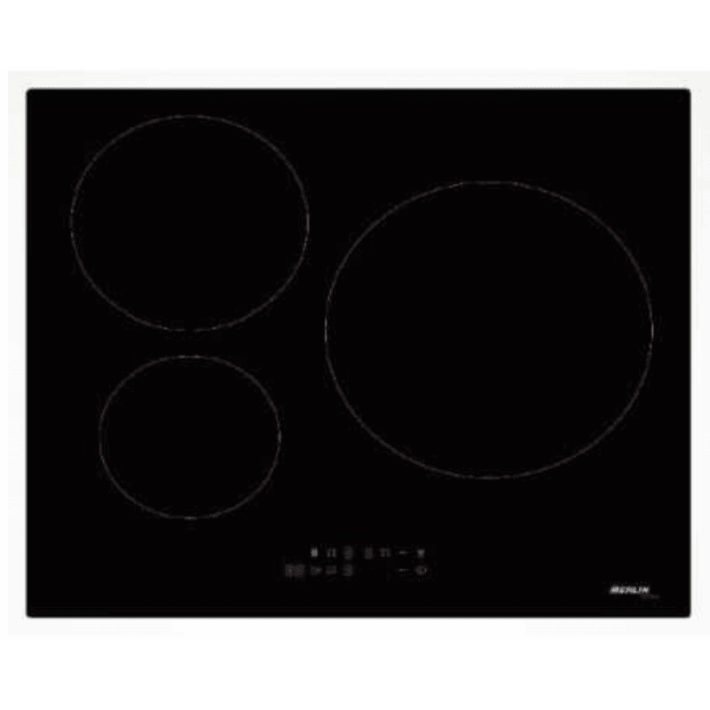 PLAQUE DE CUISSON A INDUCTION - 3 FEUX - NOIR - MERLIN - M-3F60I
