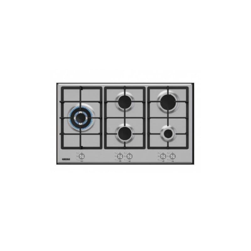 PLAQUE DE CUISSON À GAZ ENCASTRABLE - 5 FEUX - INOX - BELFORD - BF905I