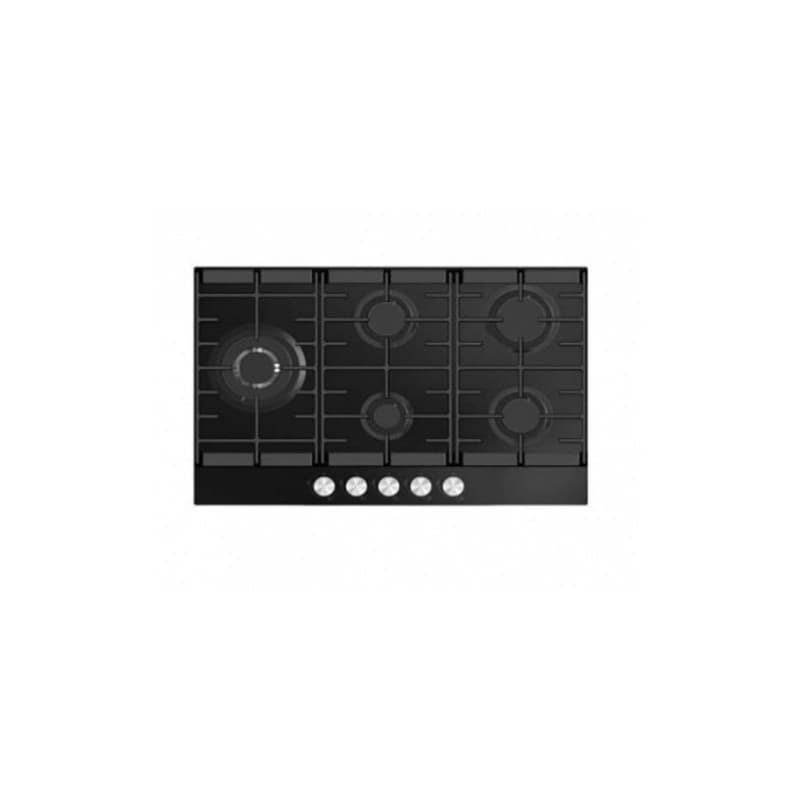 PLAQUE DE CUISSON À GAZ - 5 FEUX - NOIR - MERLIN - M-PG950-VN