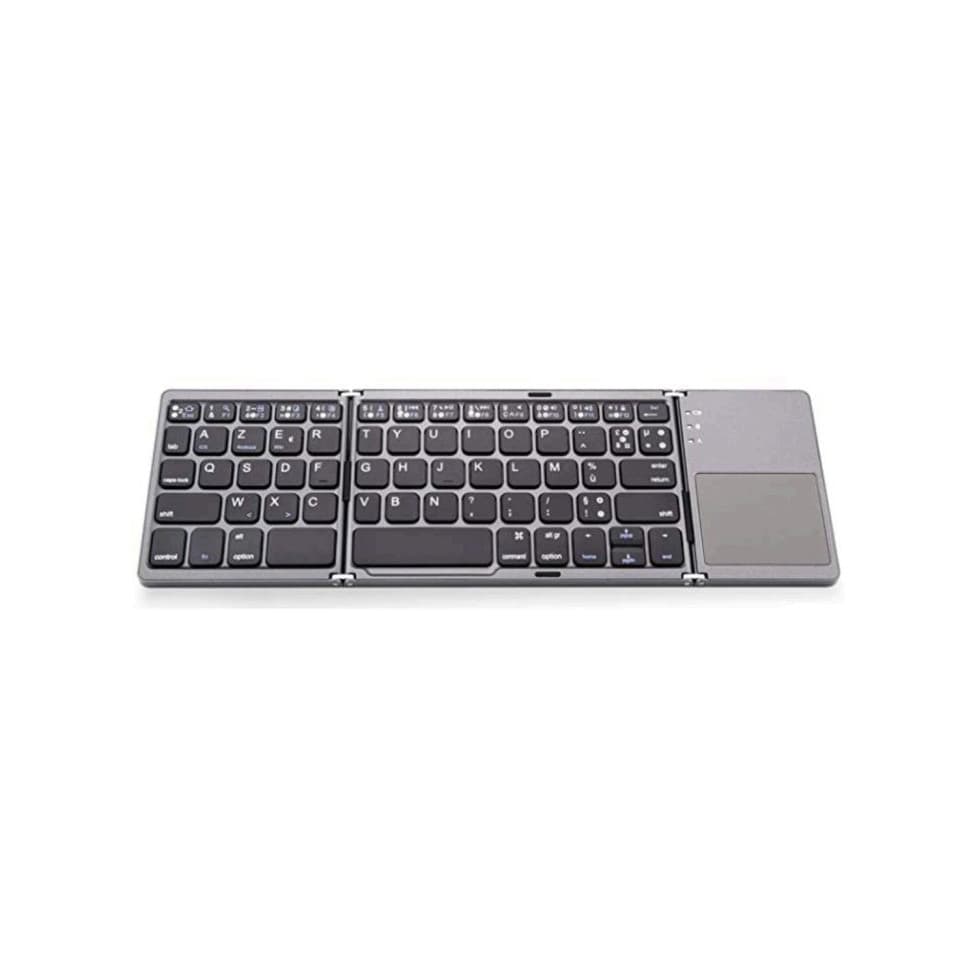 XtremeMac Clavier AZERTY Bluetooth, pliable avec pavé tactile